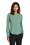 Mercer+Mettle? Women's Stretch Jersey Long Sleeve Blouson Top MM1019