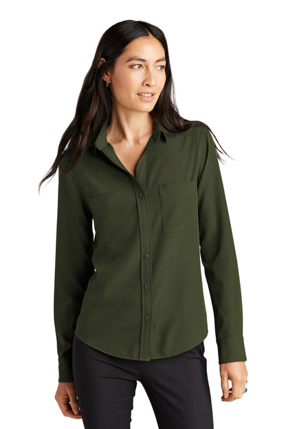 Mercer+Mettle® Women's Stretch Crepe Long Sleeve Camp MM2013