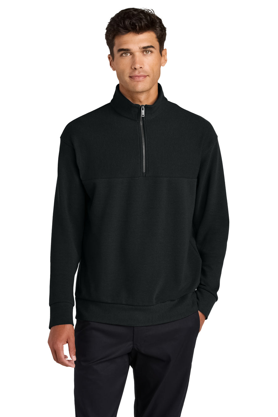 Mercer+Mettle® Linear Texture 1/4-Zip MM3040