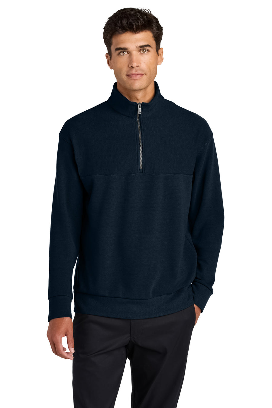 Mercer+Mettle® Linear Texture 1/4-Zip MM3040