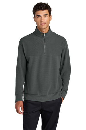 Mercer+Mettle® Linear Texture 1/4-Zip MM3040