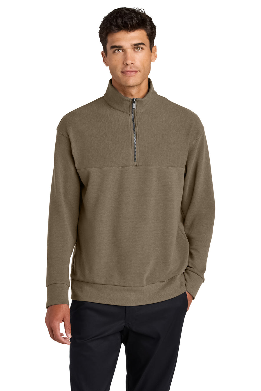 Mercer+Mettle® Linear Texture 1/4-Zip MM3040