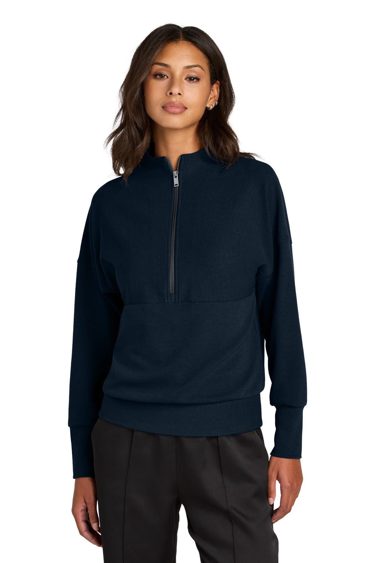 Mercer+Mettle® Women's Linear Texture 1/4-Zip MM3041 – SanMar Sports