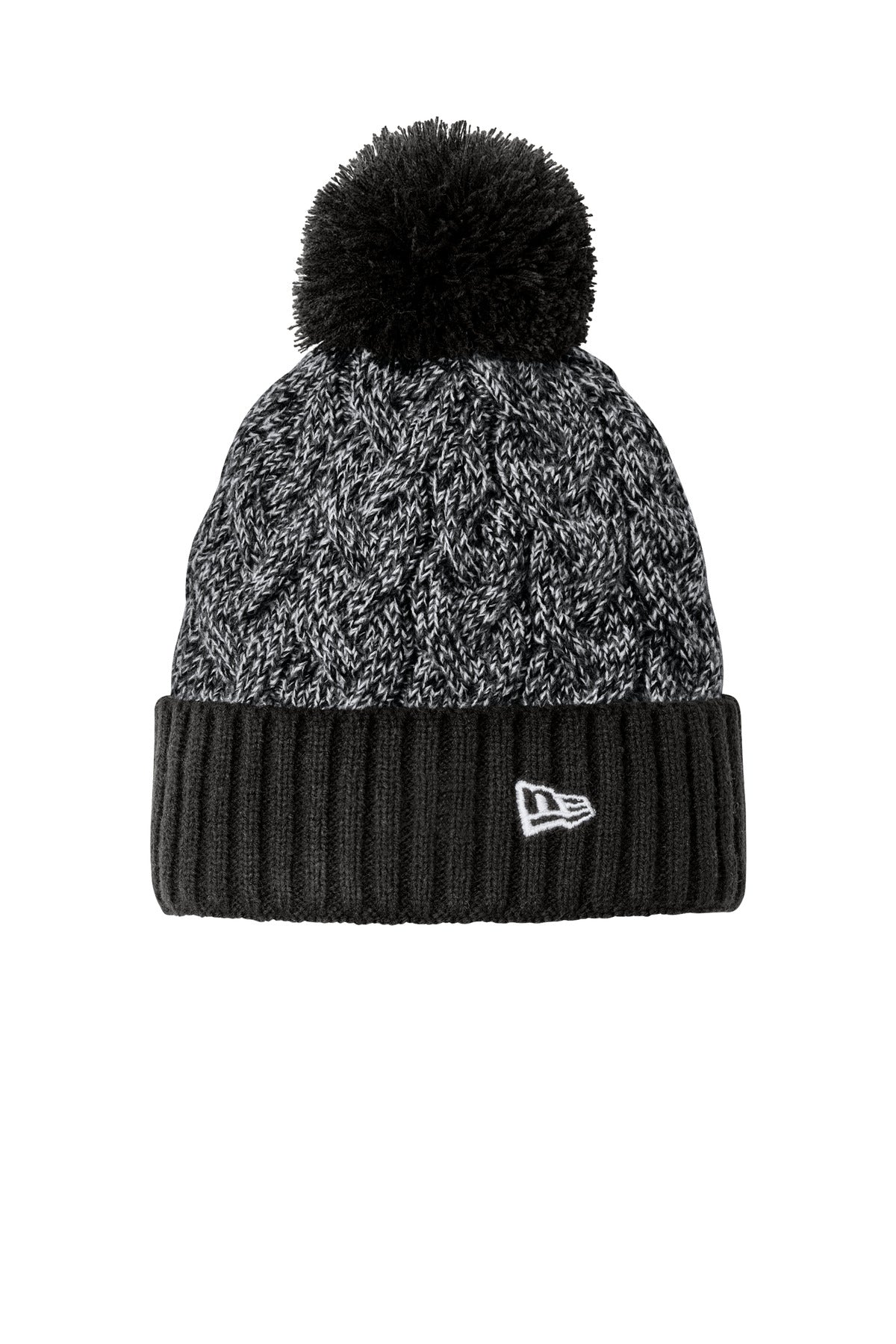 New Era® Marled Knit Pom Beanie NE910