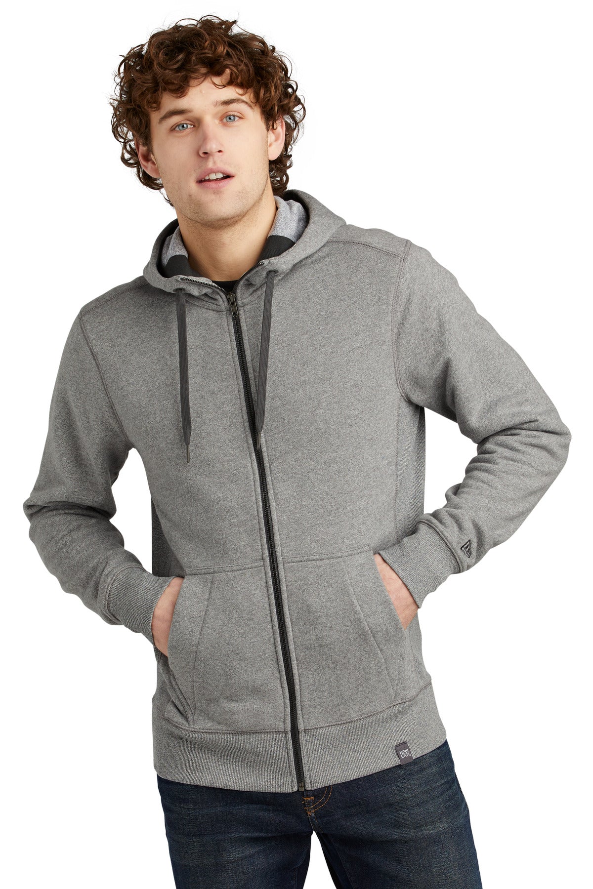 New Era ® French Terry Full-Zip Hoodie. NEA502 – SanMar Sports