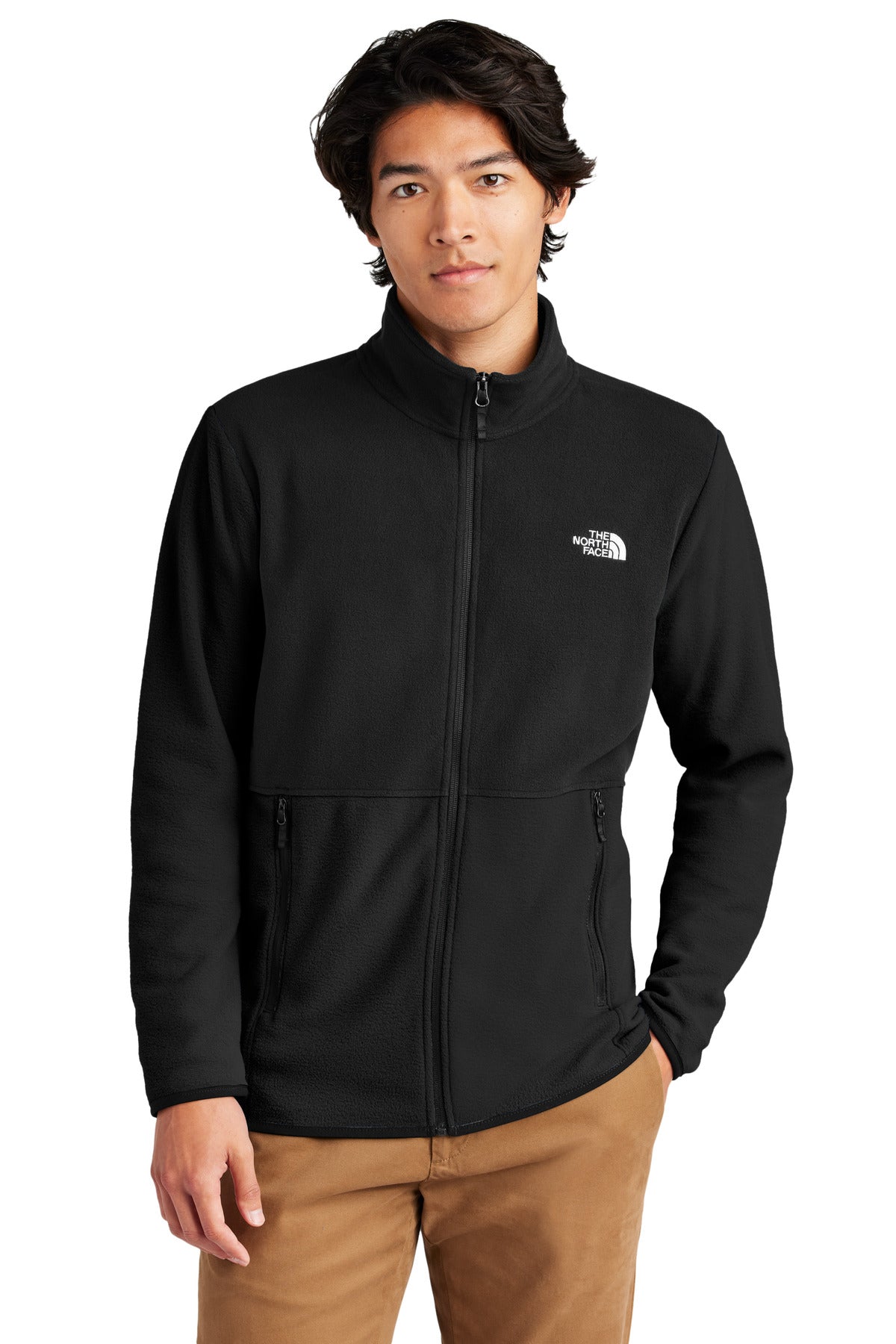 The North Face® Glacier Full-Zip Fleece Jacket NF0A7V4J – SanMar