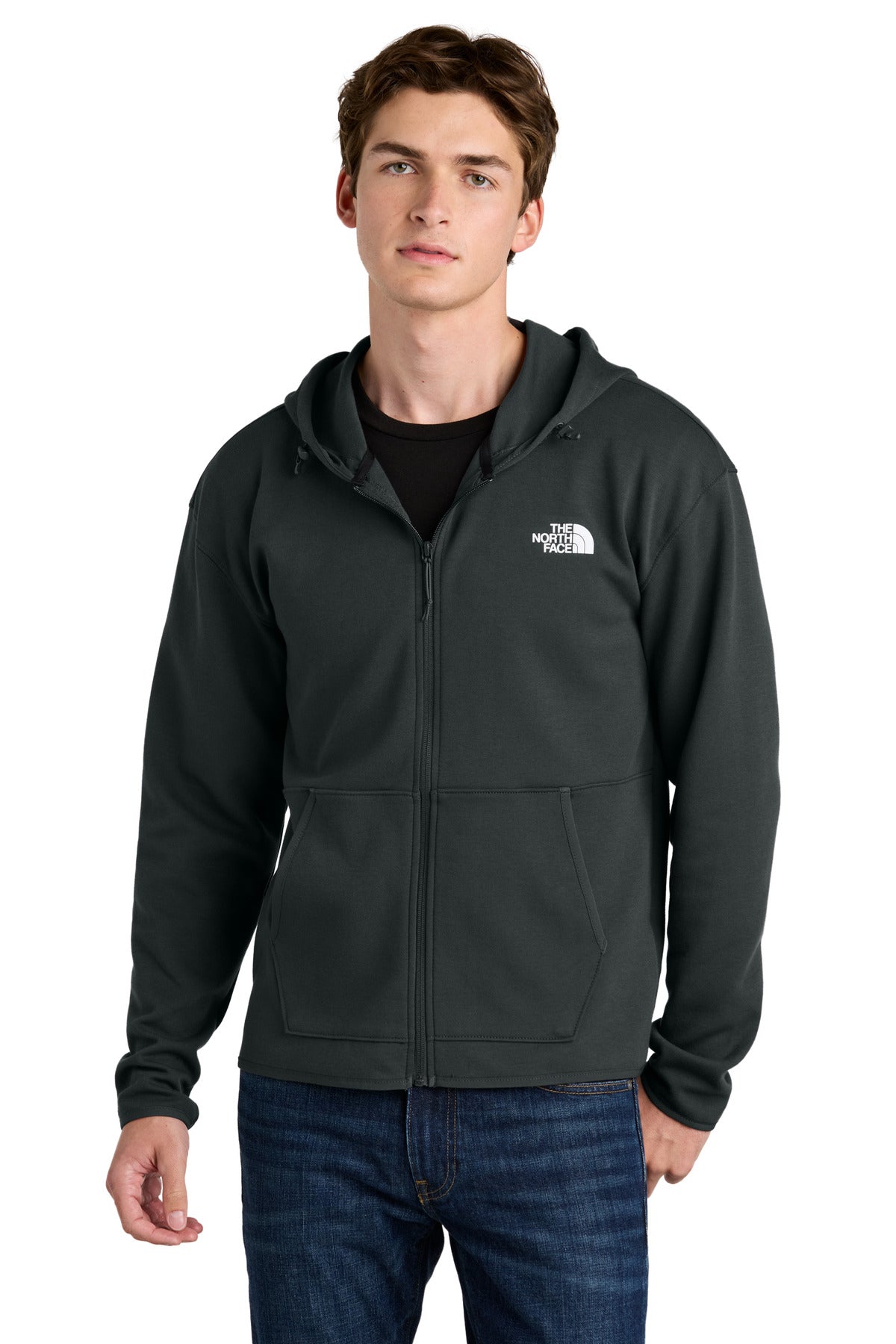 The North Face® Double-Knit Full-Zip Hoodie NF0A8BUS – SanMar Sports