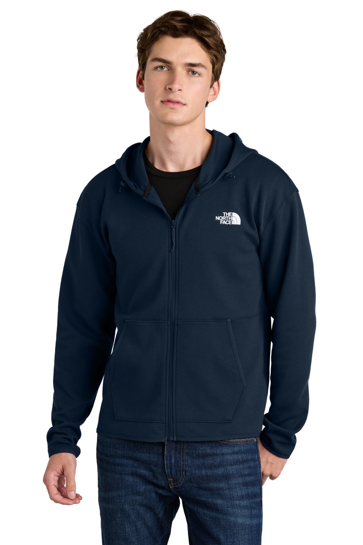 The North Face® Double-Knit Full-Zip Hoodie NF0A8BUS – SanMar Sports