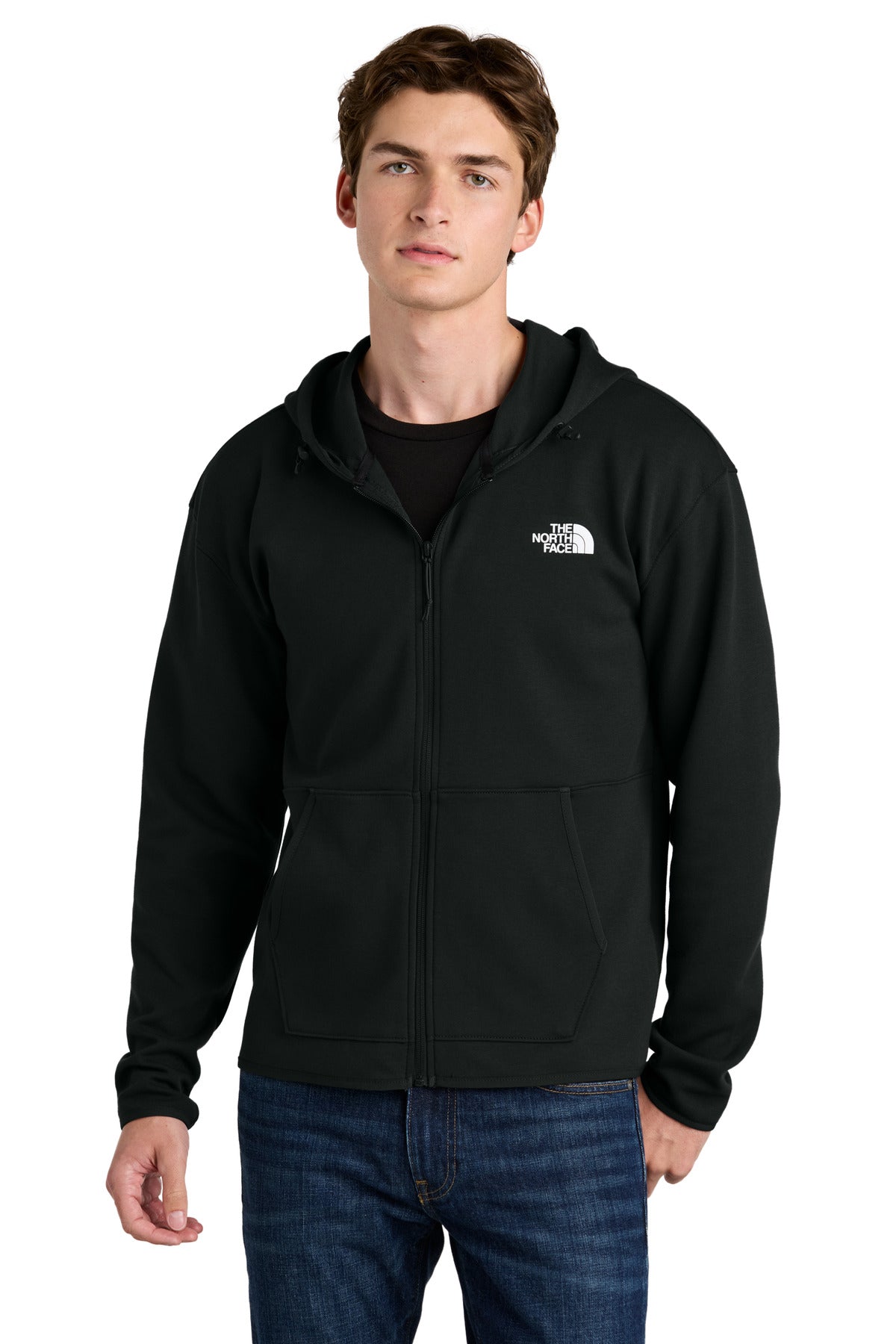The North Face® Double-Knit Full-Zip Hoodie NF0A8BUS – SanMar Sports