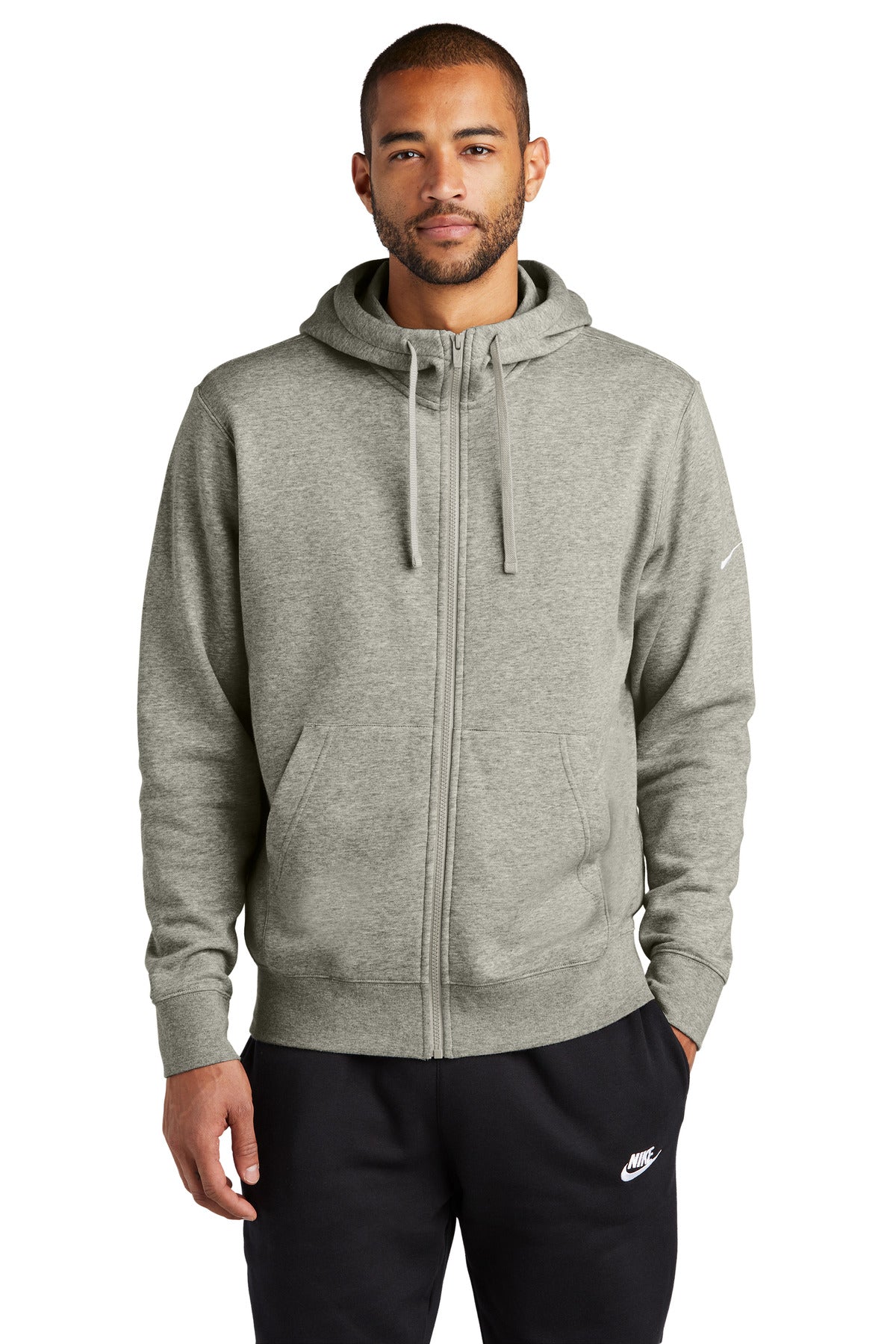 Nike Club Fleece Sleeve Swoosh Full-Zip Hoodie NKDR1513 – SanMar