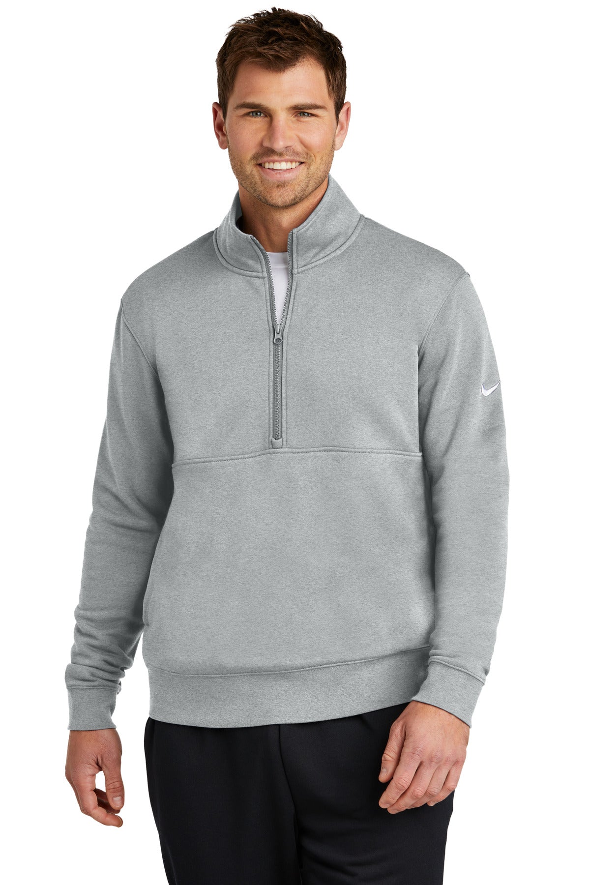 Nike Club Fleece Sleeve Swoosh 1/2-Zip NKDX6718 – SanMar Sports