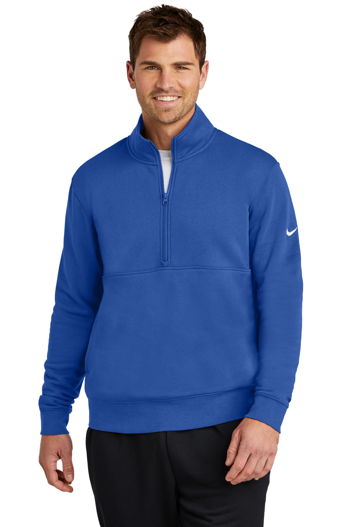 Nike Club Fleece Sleeve Swoosh 1/2-Zip NKDX6718 – SanMar Sports