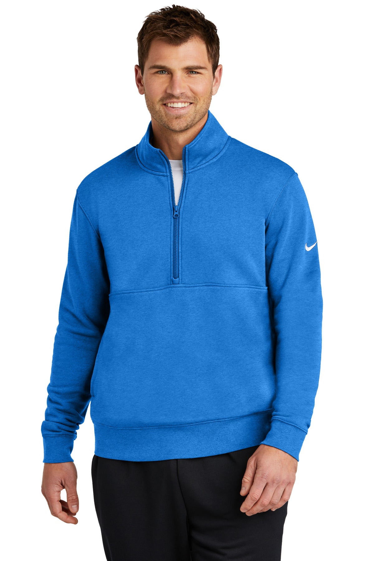 Nike Club Fleece Sleeve Swoosh 1/2-Zip NKDX6718 – SanMar Sports