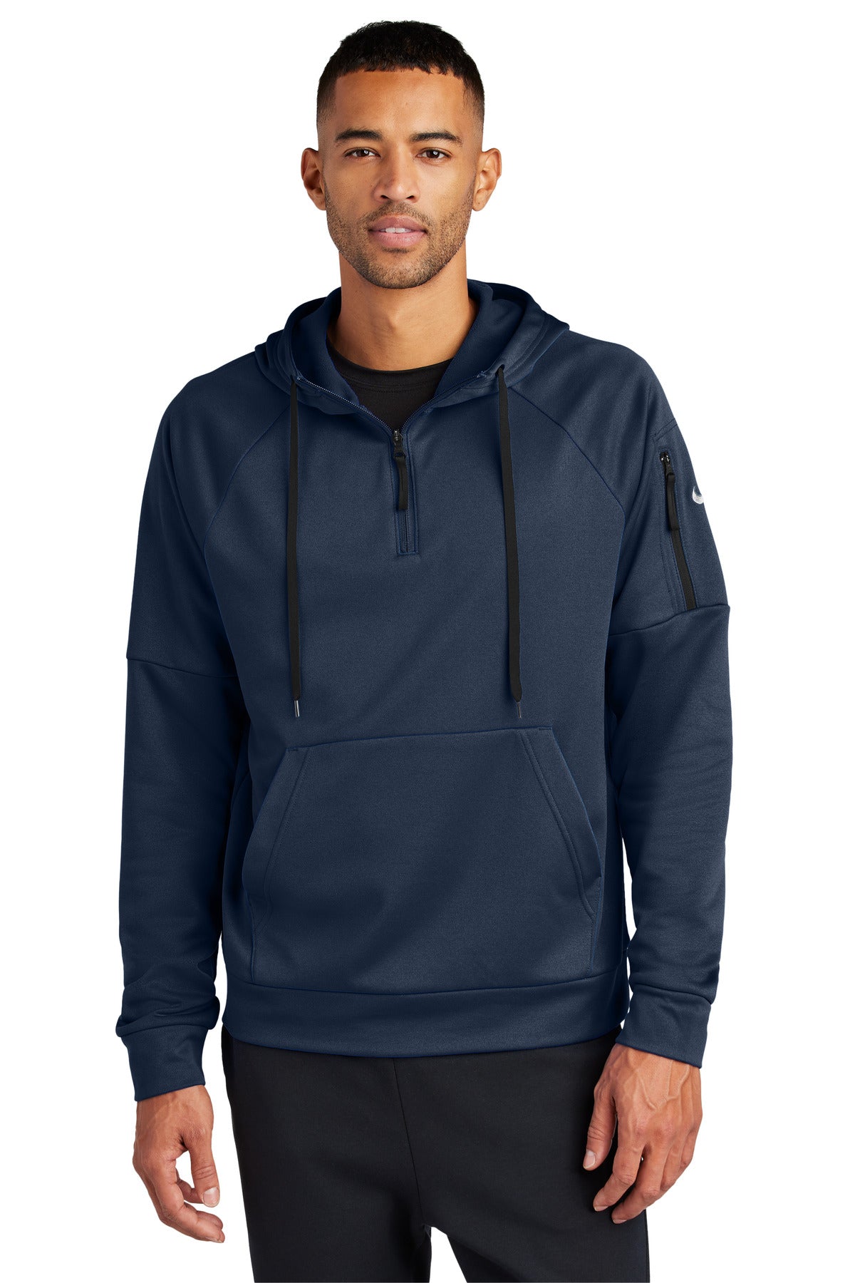 Nike Therma-FIT Pocket 1/4-Zip Fleece Hoodie NKFD9742 – SanMar Sports