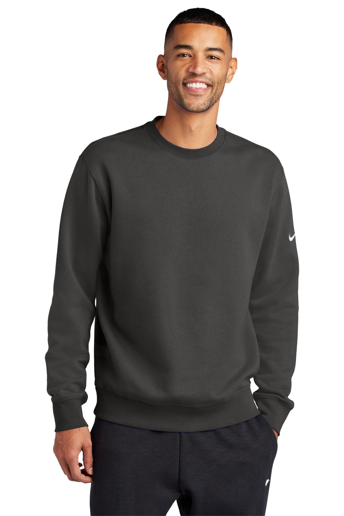 Nike Club Fleece Sleeve Swoosh Crew NKFD9863 – SanMar Sports