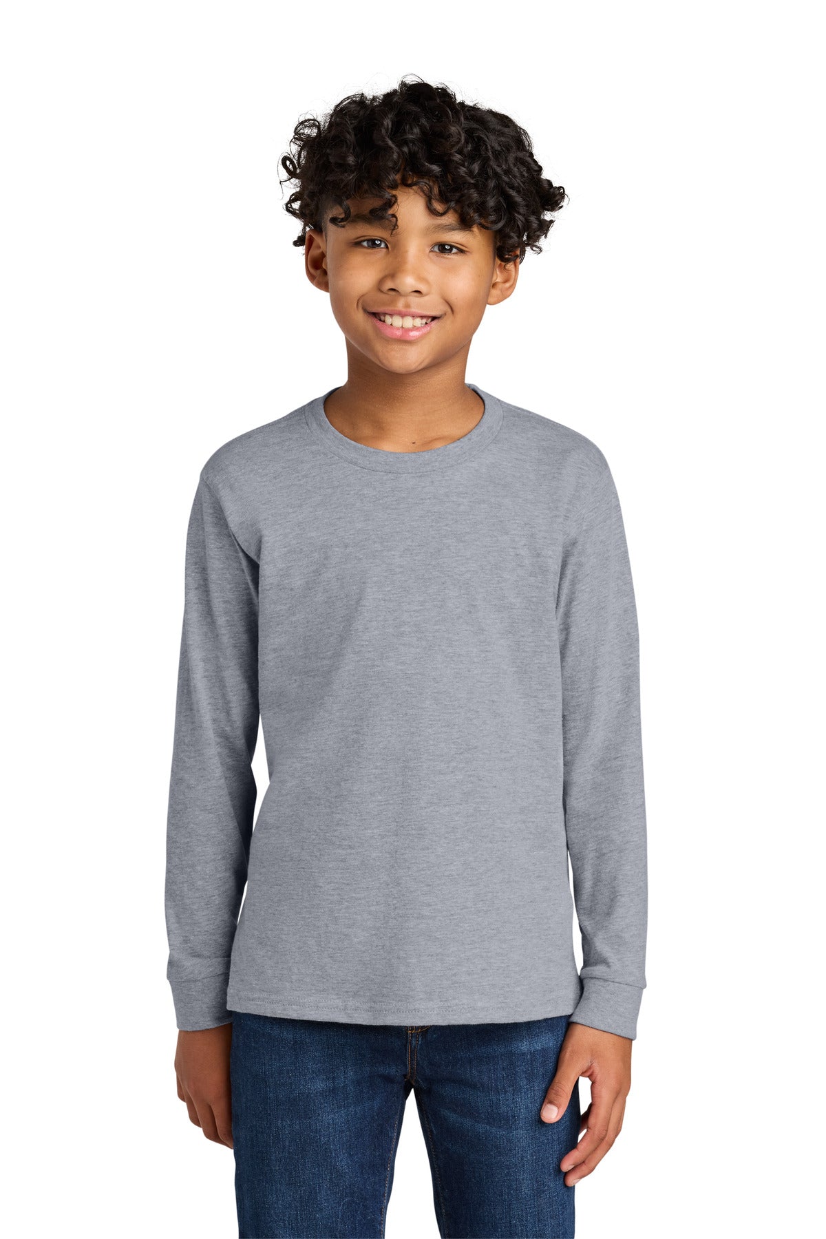 Next Level Apparel® Youth Cotton Long Sleeve Tee NL3311