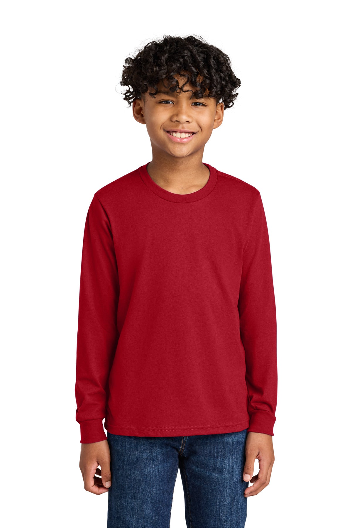Next Level Apparel® Youth Cotton Long Sleeve Tee NL3311