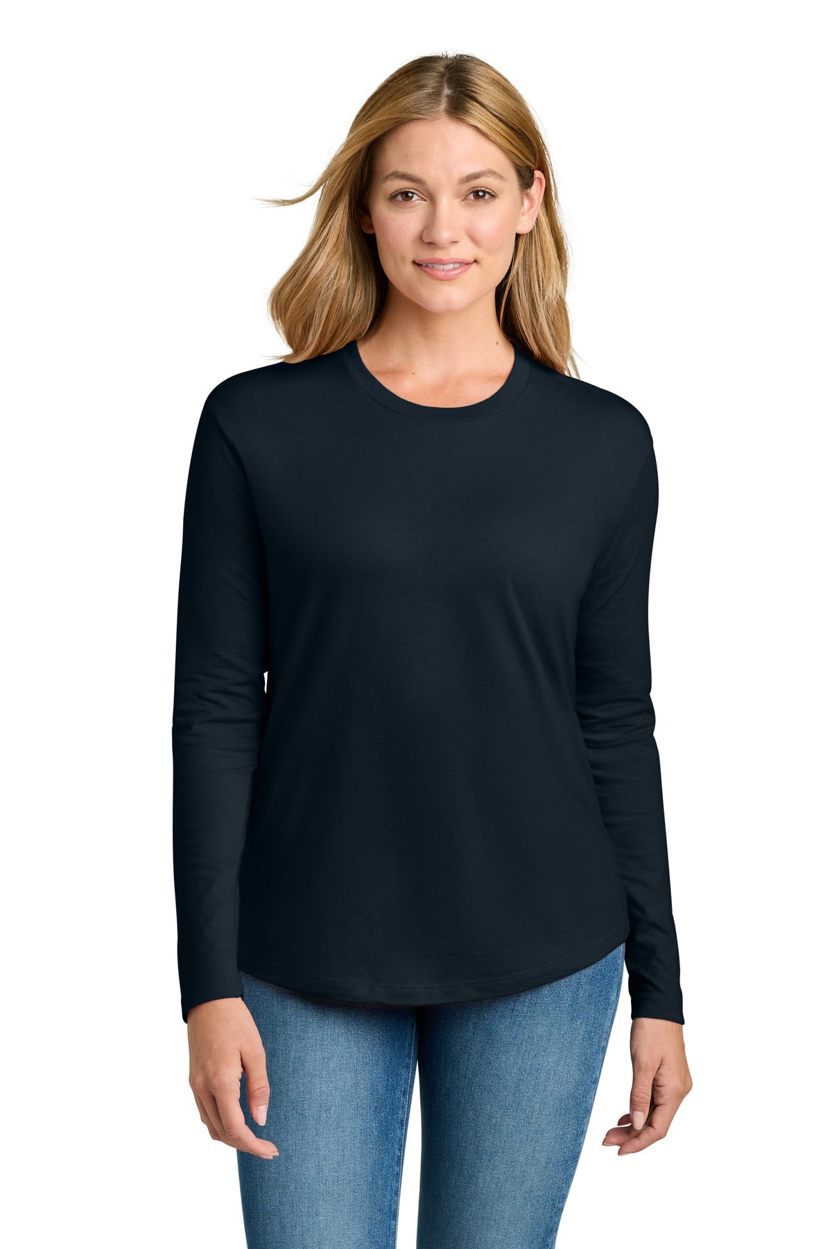 Next Level Apparel® Women's Cotton Relaxed Long Sleeve Tee NL3911