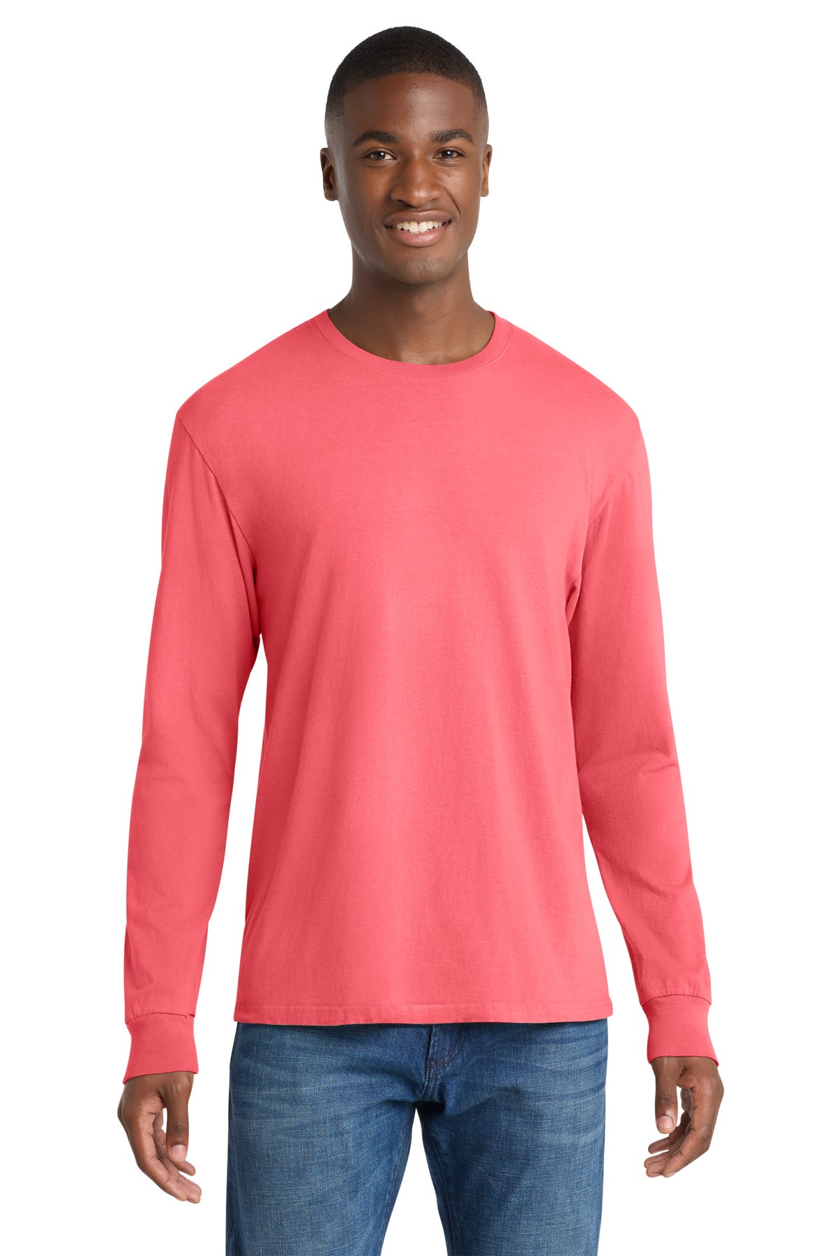 Port & Co™ Beach Wash® Garment-Dyed Long Sleeve Tee PC099LS