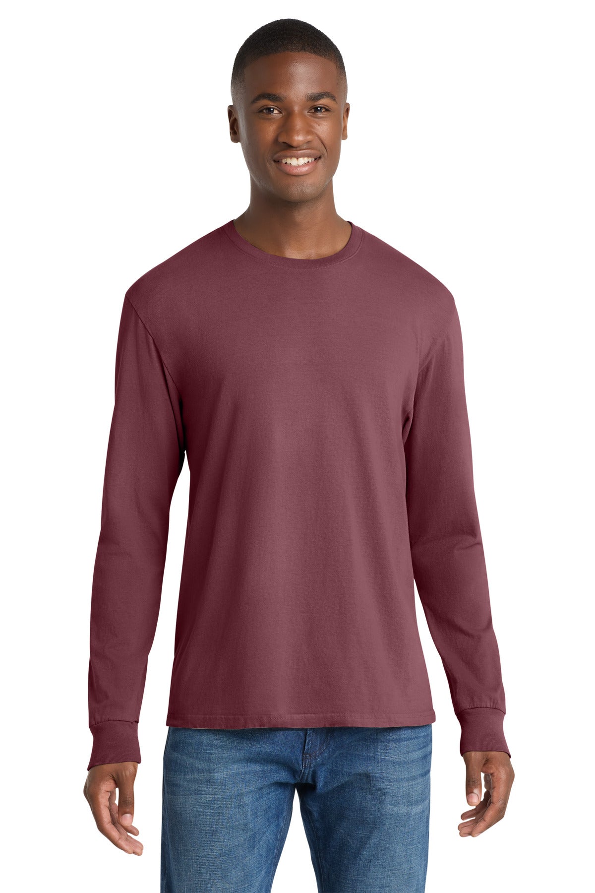 Port & Co™ Beach Wash® Garment-Dyed Long Sleeve Tee PC099LS