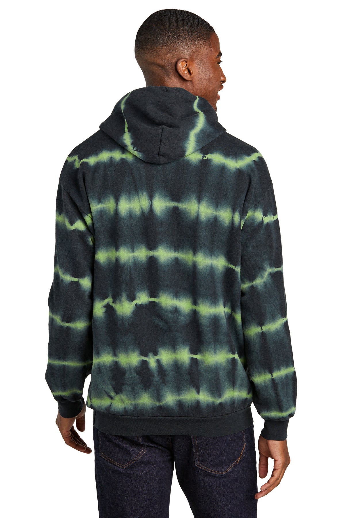Port & Co™ Allover Stripe Tie-Dye Fleece PC143