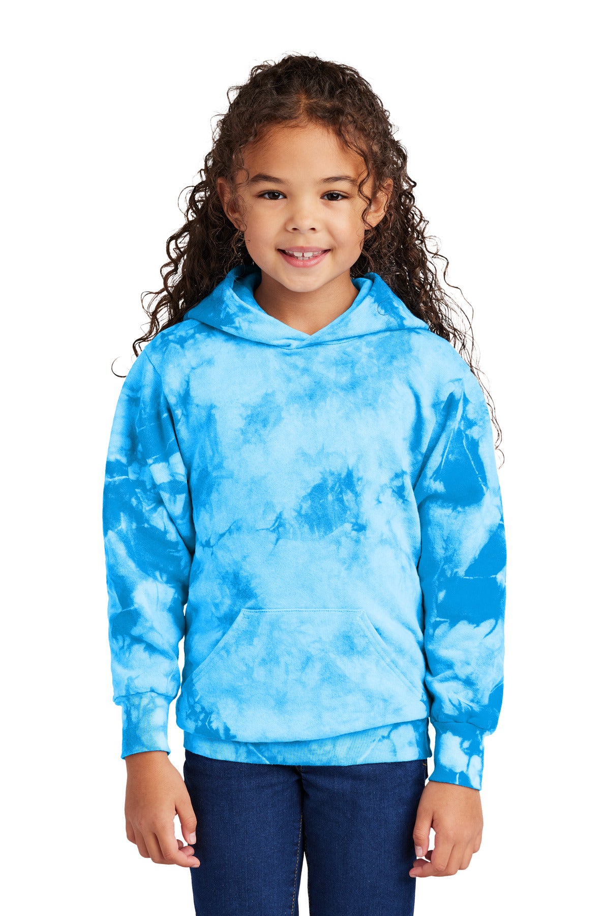 Port & Co™ Youth Crystal Tie-Dye Pullover Hoodie PC144Y