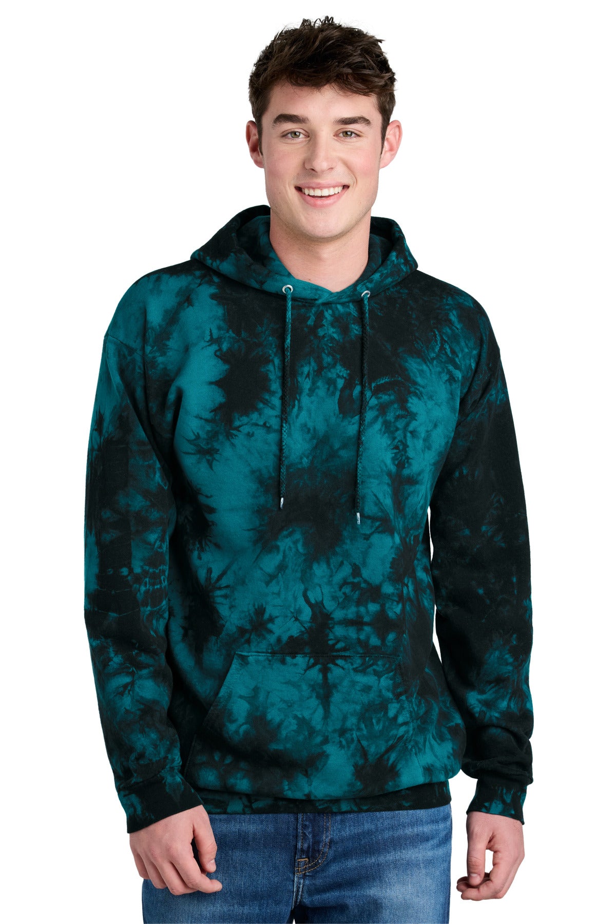 Port & Co™ Crystal Tie-Dye Pullover Hoodie PC144