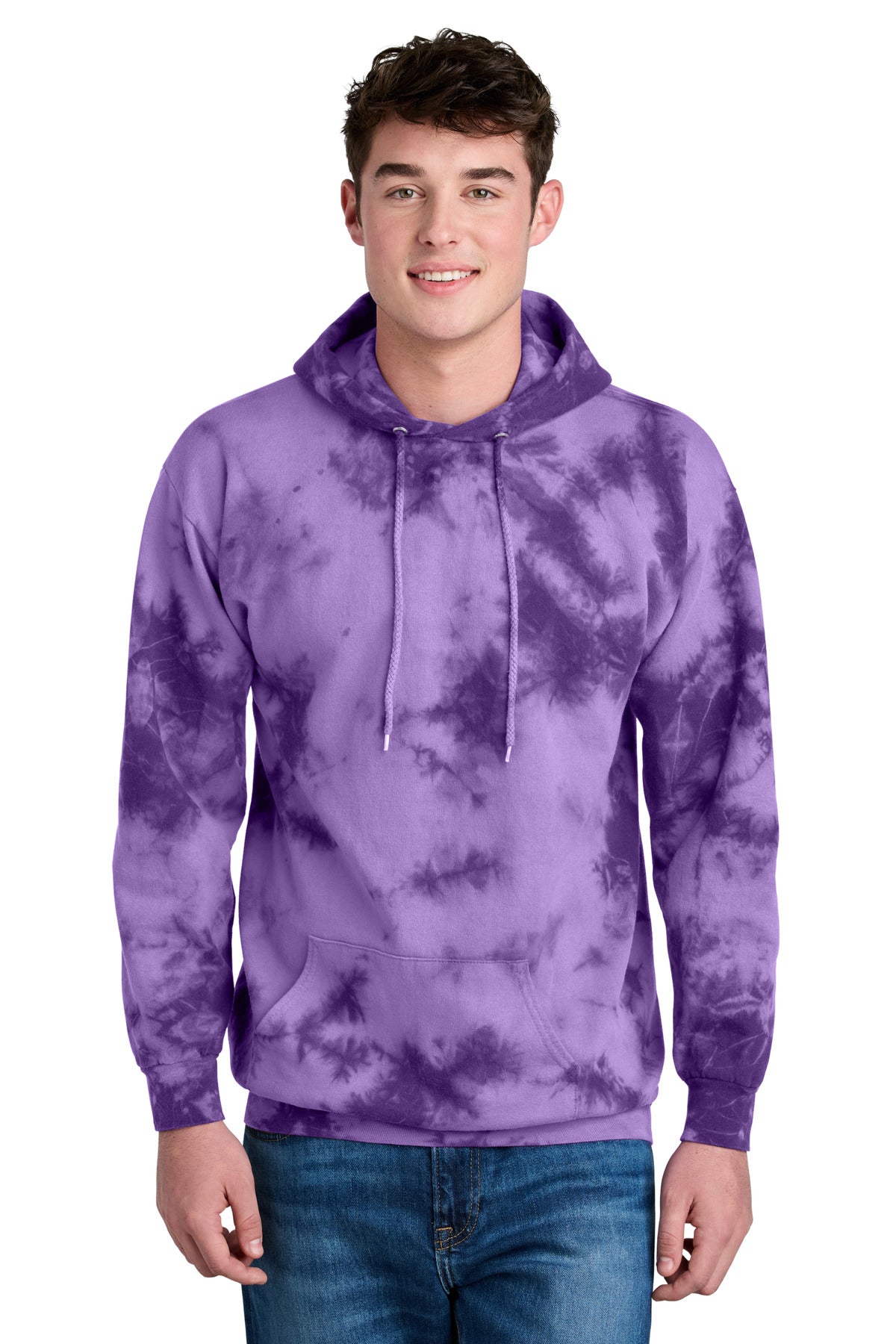 Port & Co™ Crystal Tie-Dye Pullover Hoodie PC144