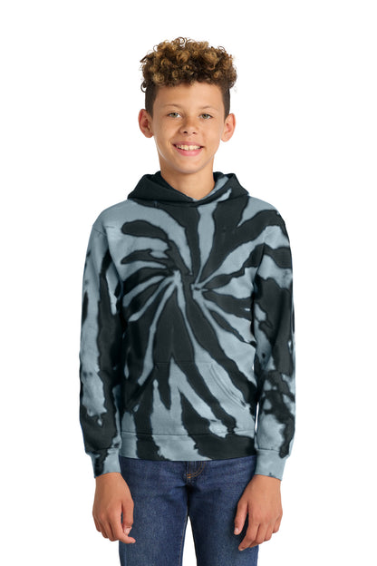 Port & Co™ Youth Tie-Dye Pullover Hooded Sweatshirt. PC146Y