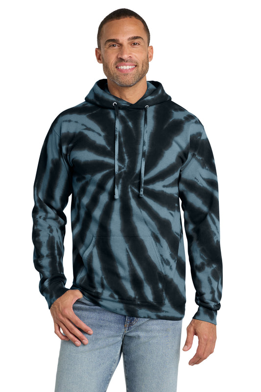 Port & Co™ Tie-Dye Pullover Hooded Sweatshirt. PC146