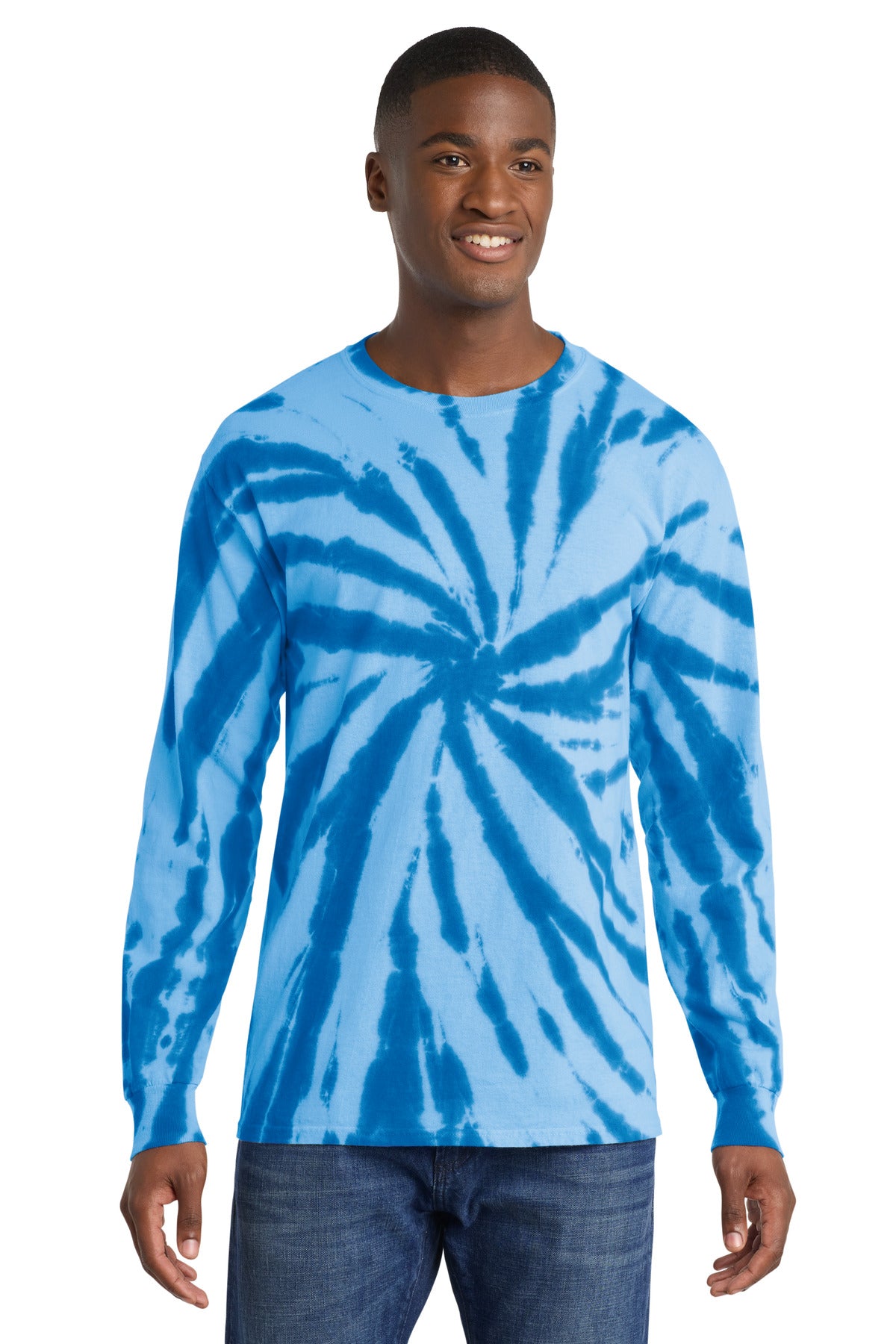 Port & Co™ Tie-Dye Long Sleeve Tee.  PC147LS