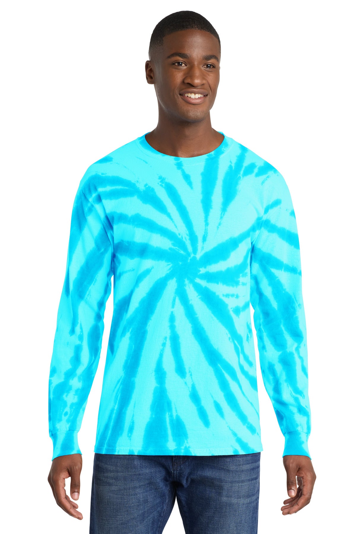 Port & Co™ Tie-Dye Long Sleeve Tee.  PC147LS