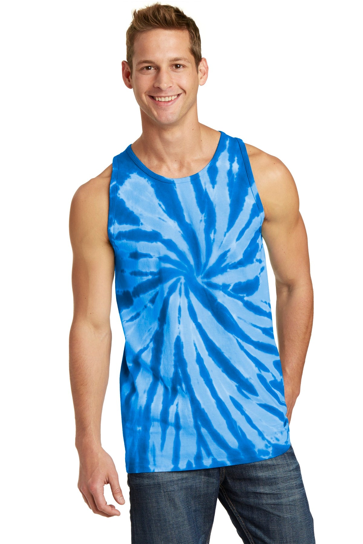Port & Co™ Tie-Dye Tank Top.  PC147TT