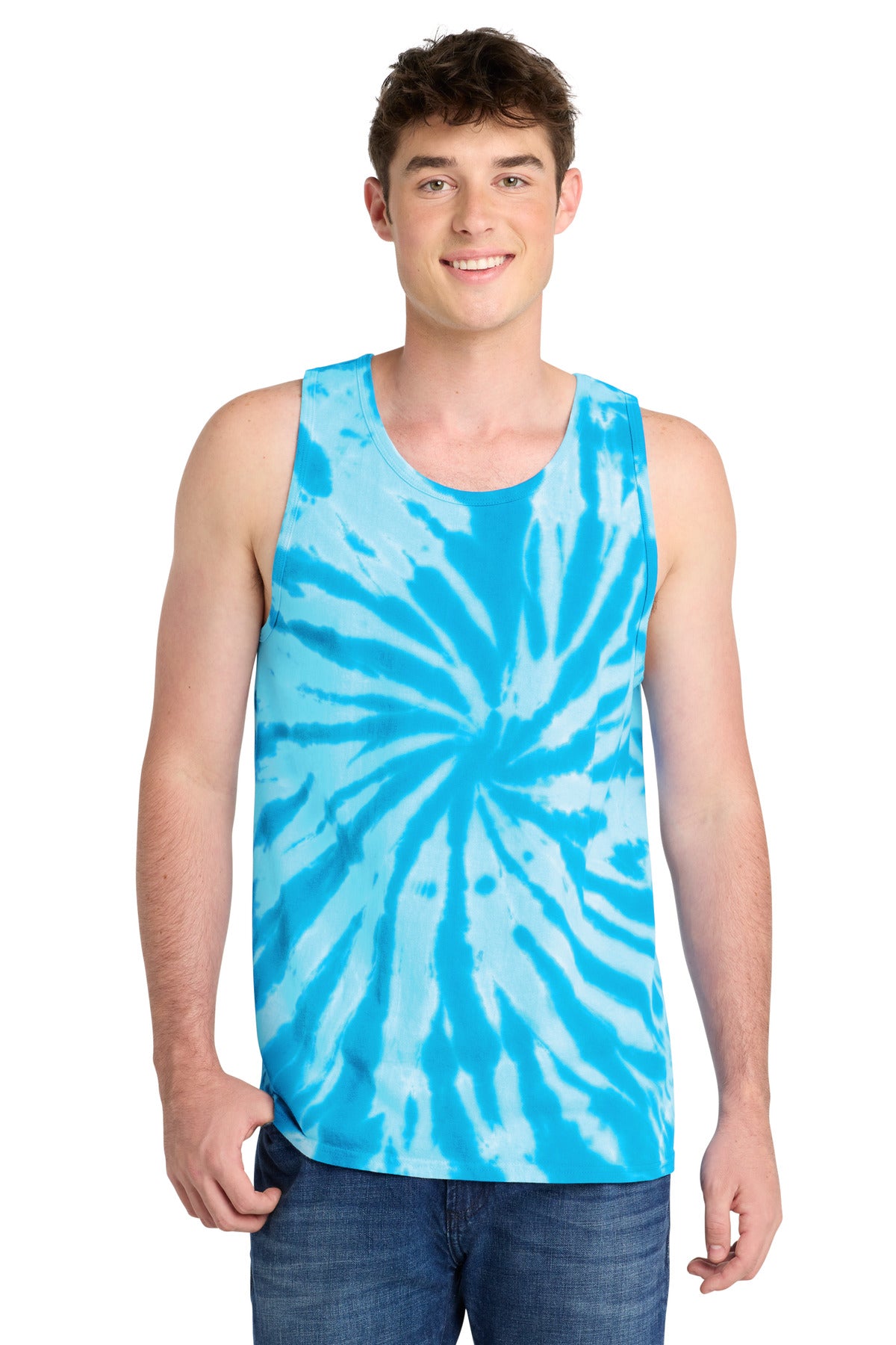 Port & Co™ Tie-Dye Tank Top.  PC147TT