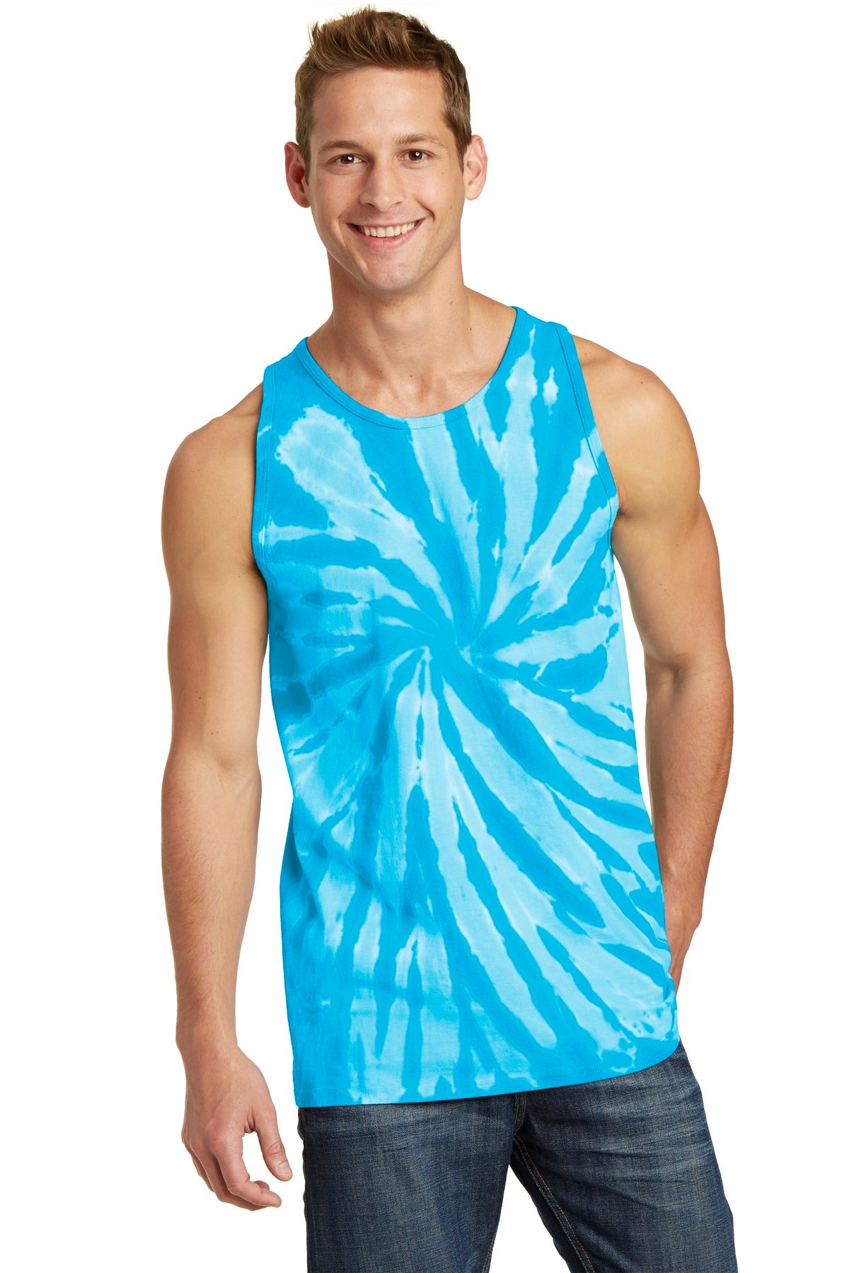 Port & Co™ Tie-Dye Tank Top.  PC147TT