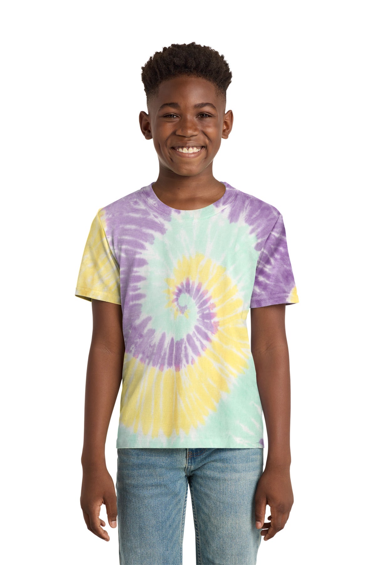 Port & Co™ Youth Tie-Dye Tee. PC147Y