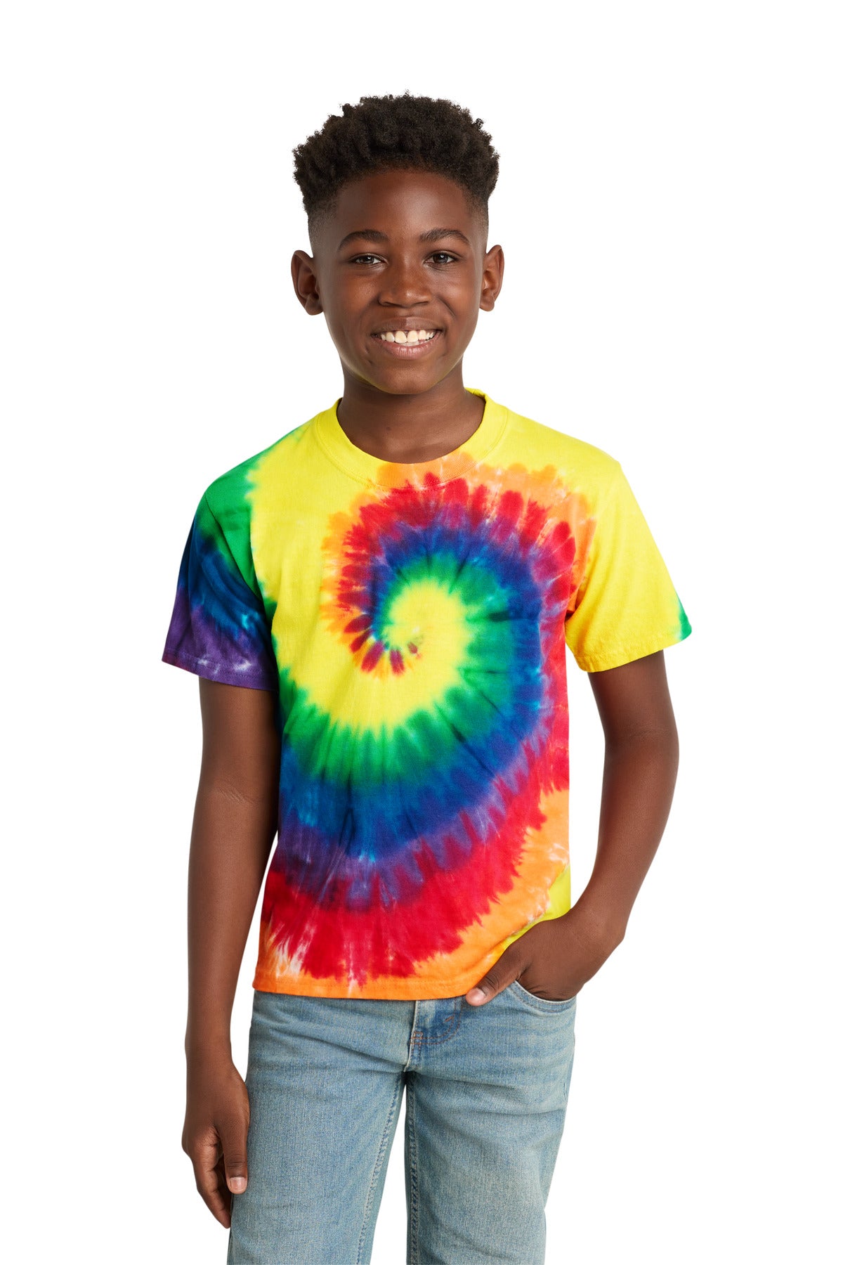 Port & Co™ Youth Tie-Dye Tee. PC147Y