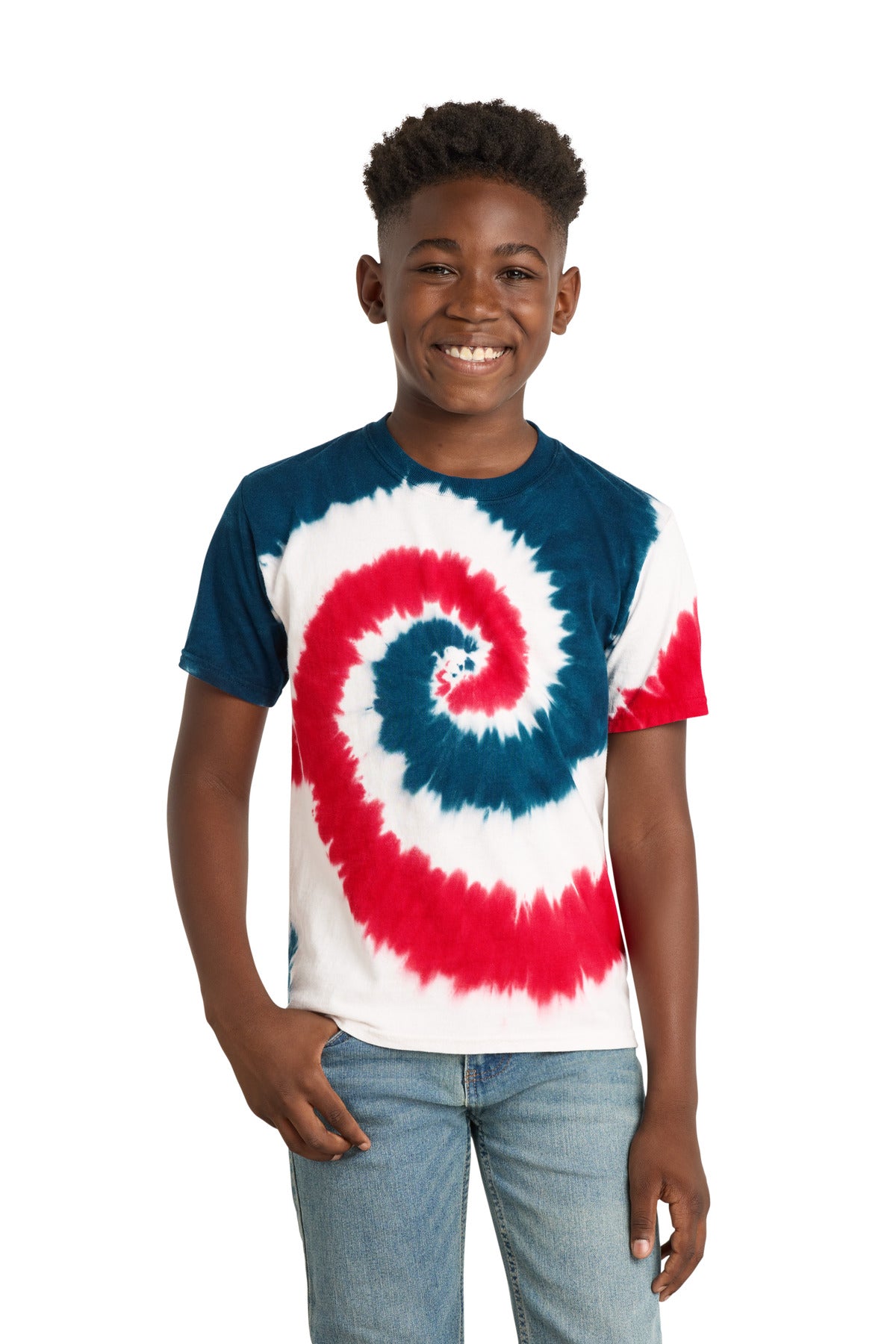 Port & Co™ Youth Tie-Dye Tee. PC147Y