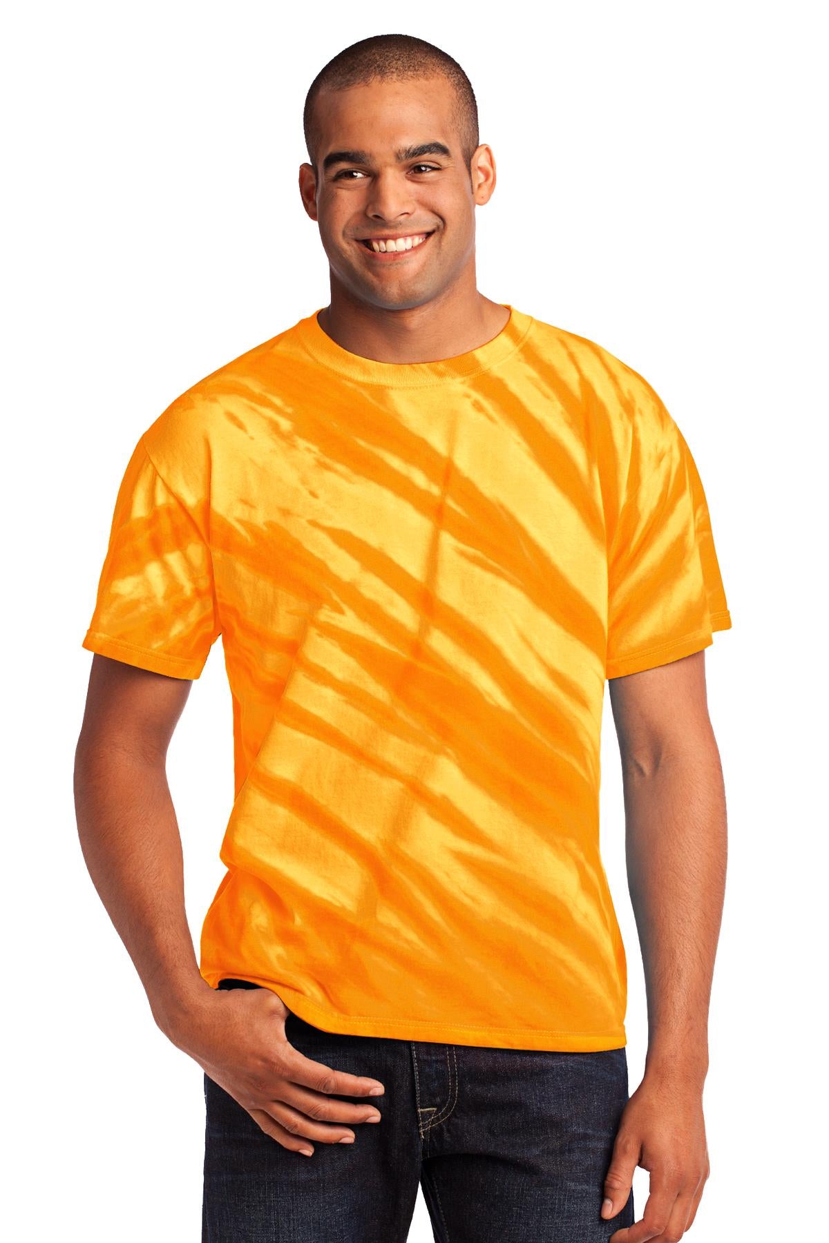 Port & Co™ Tiger Stripe Tie-Dye Tee. PC148