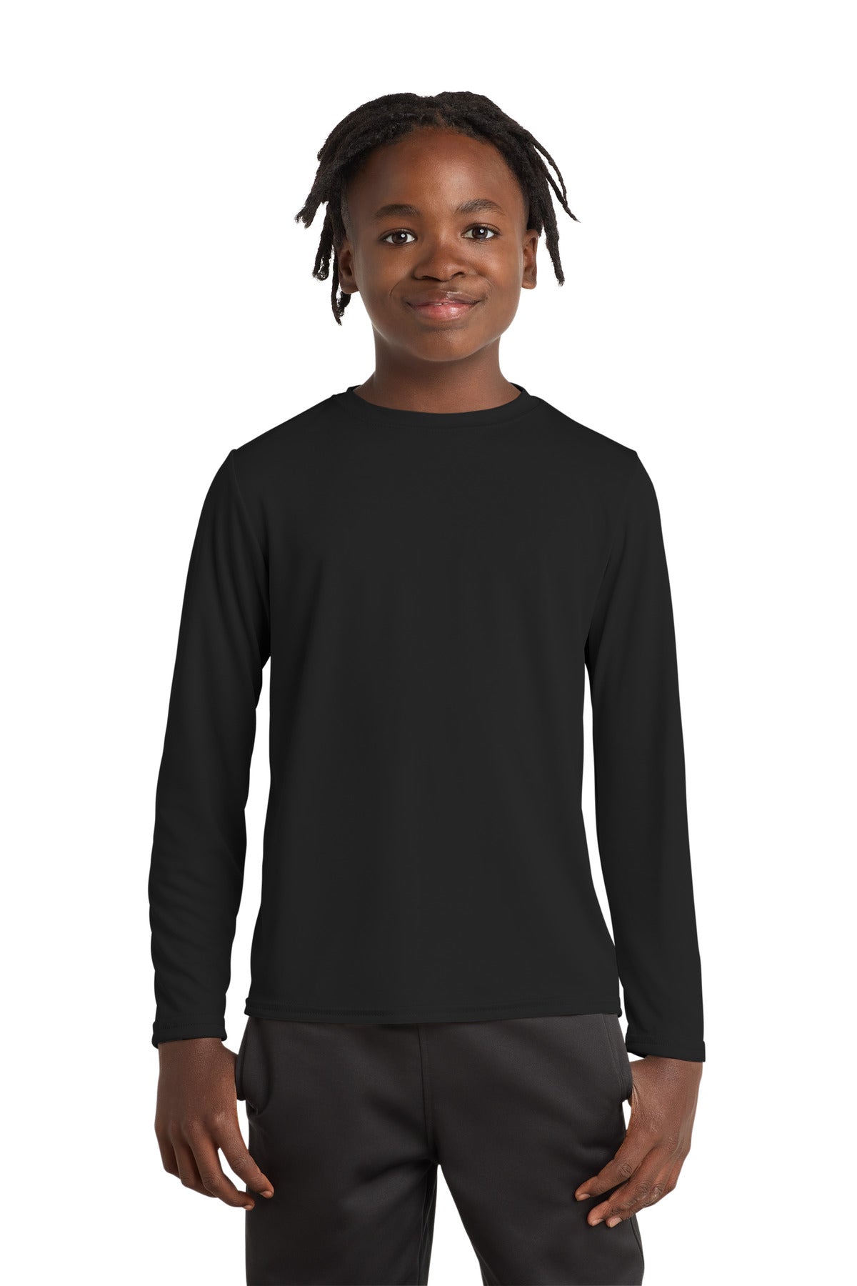 Port & Co™ Youth Long Sleeve Performance Tee PC380YLS