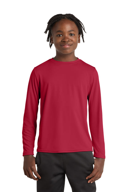 Port & Co® Youth Long Sleeve Performance Tee PC380YLS