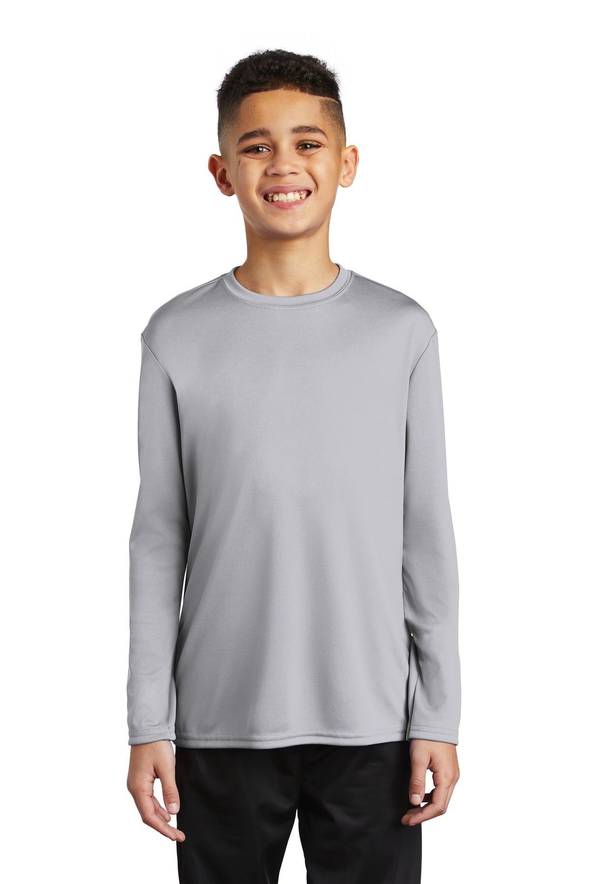Port & Co™ Youth Long Sleeve Performance Tee PC380YLS