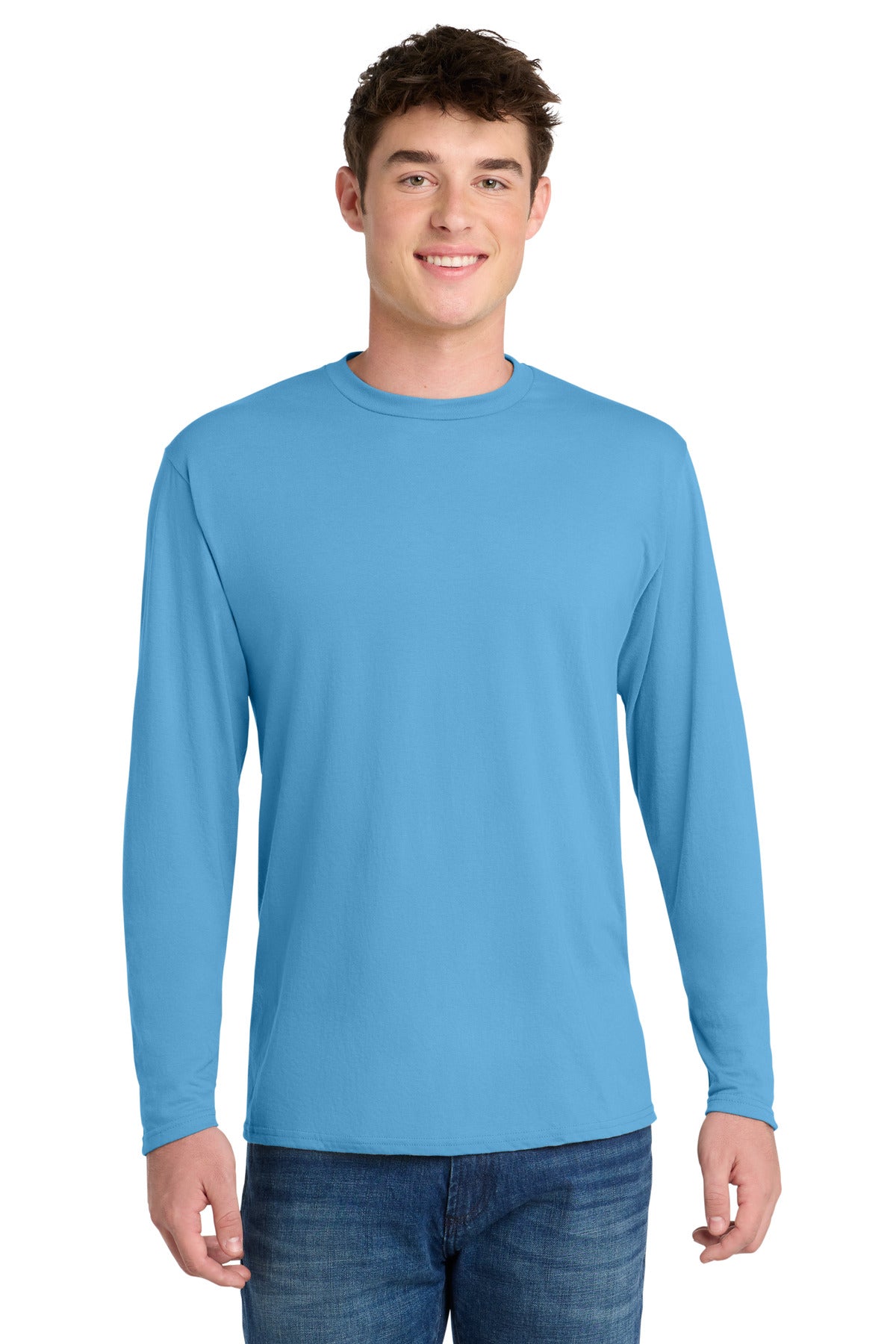 Port & Co™ Long Sleeve Performance Blend Tee. PC381LS