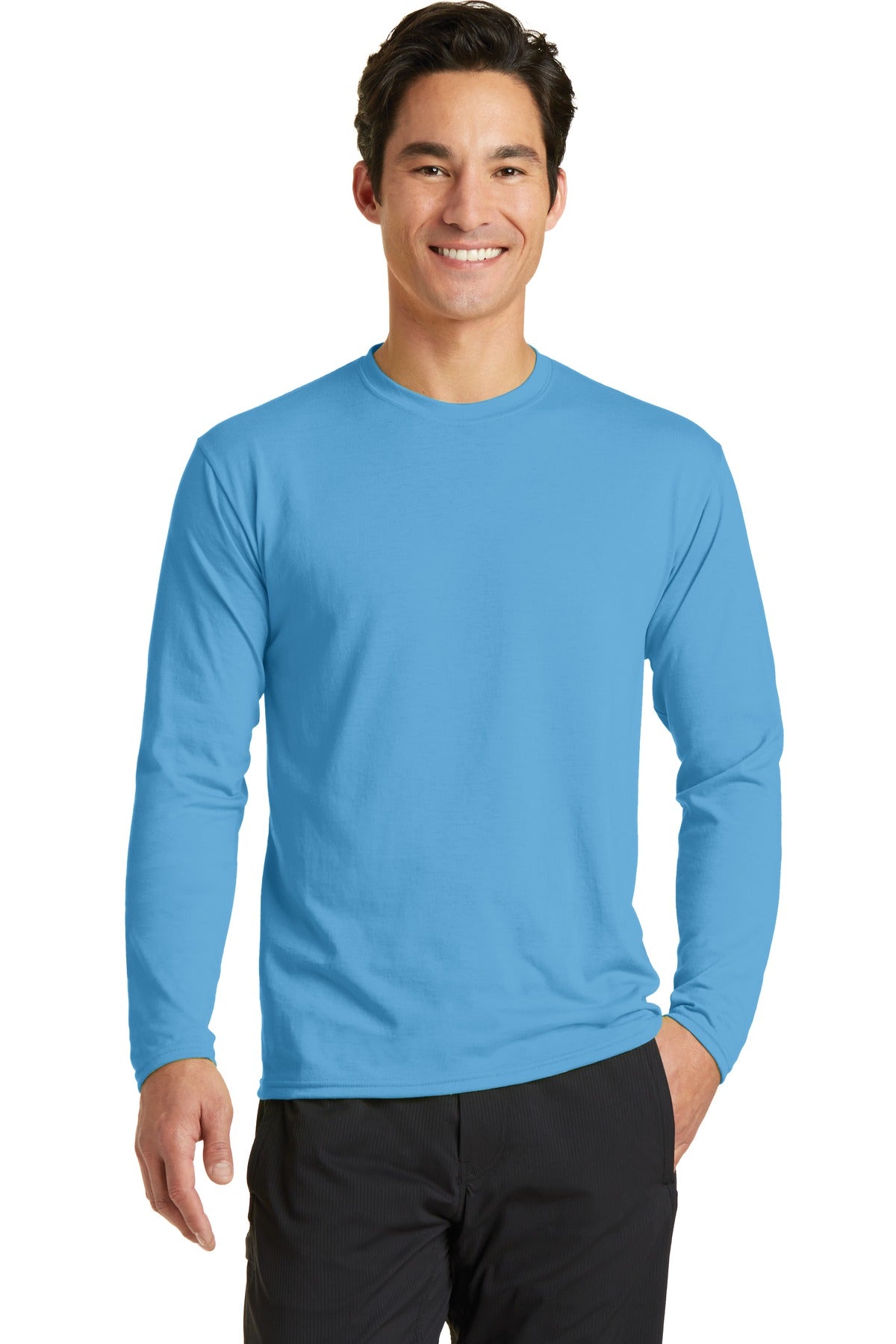 Port & Co™ Long Sleeve Performance Blend Tee. PC381LS