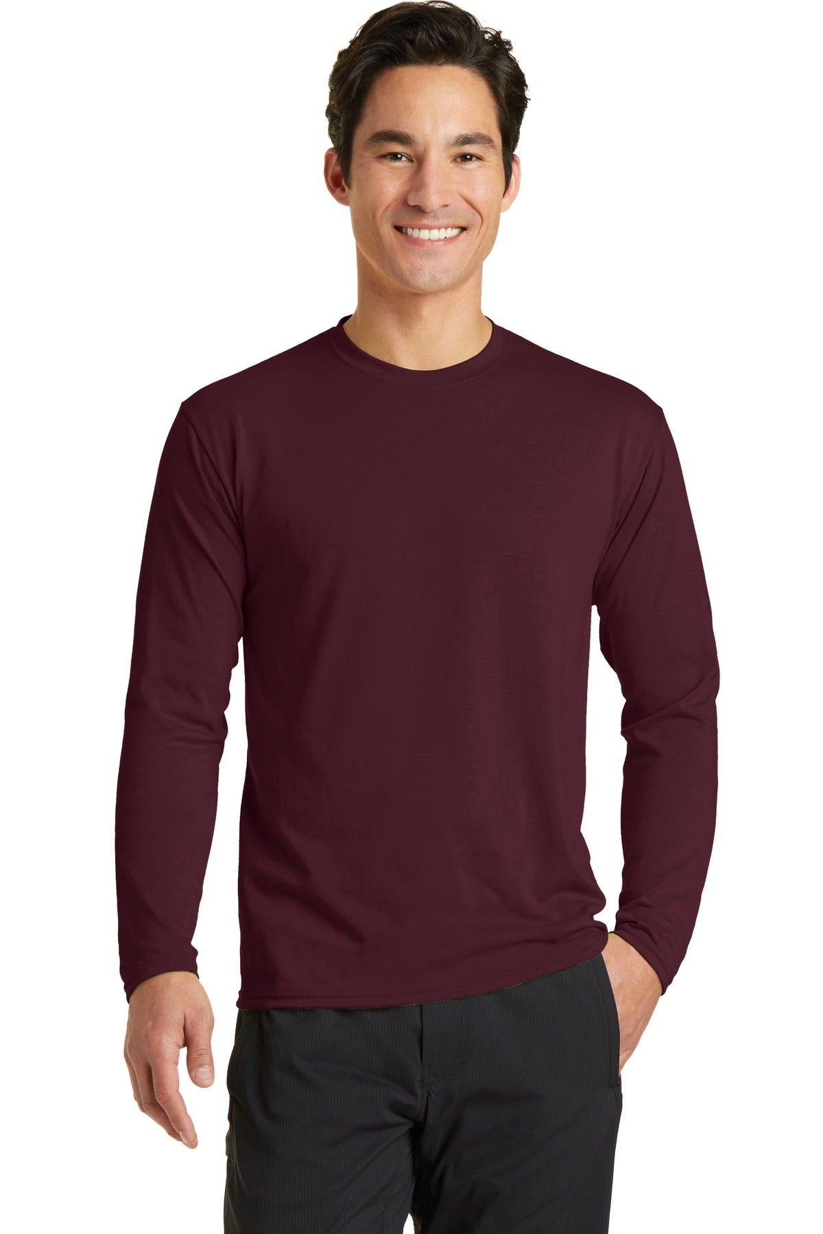 Port & Co™ Long Sleeve Performance Blend Tee. PC381LS