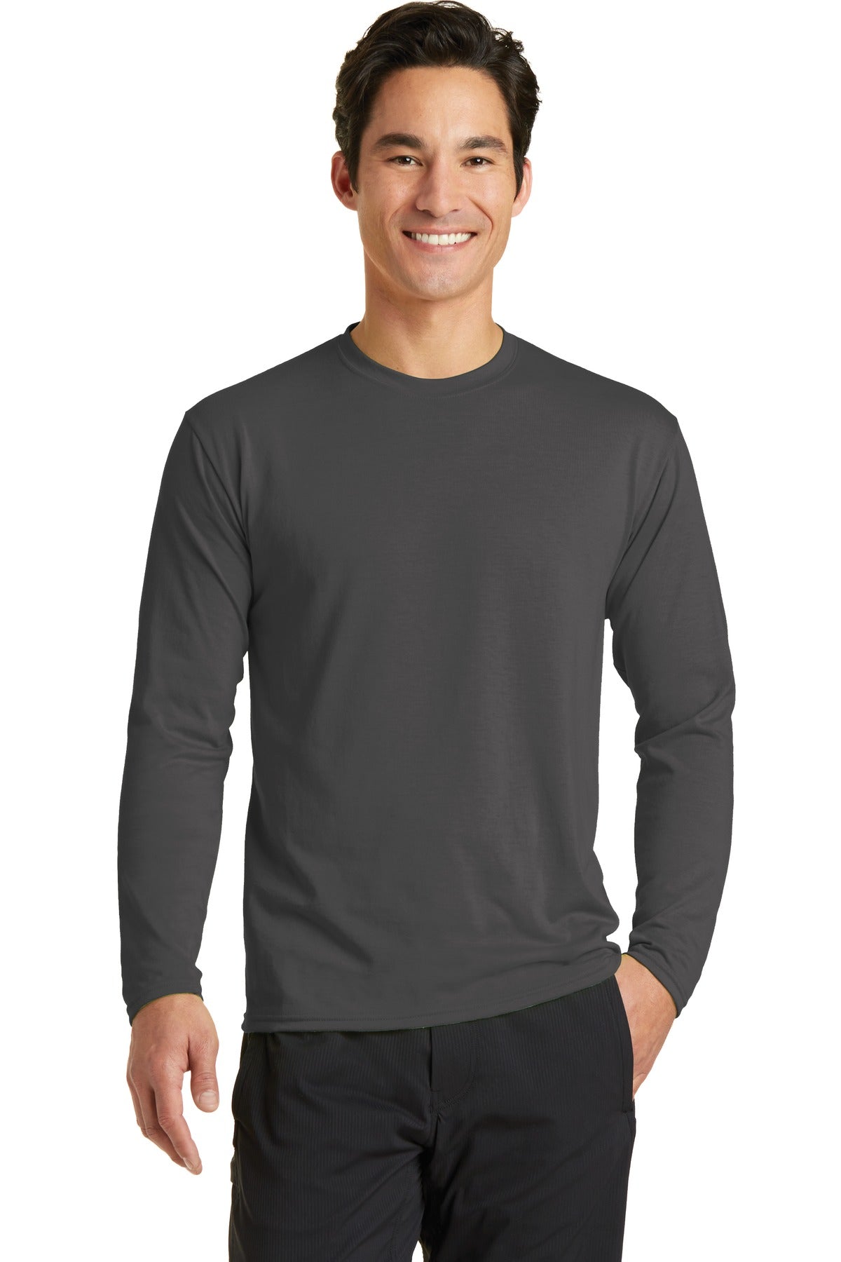 Port & Co™ Long Sleeve Performance Blend Tee. PC381LS
