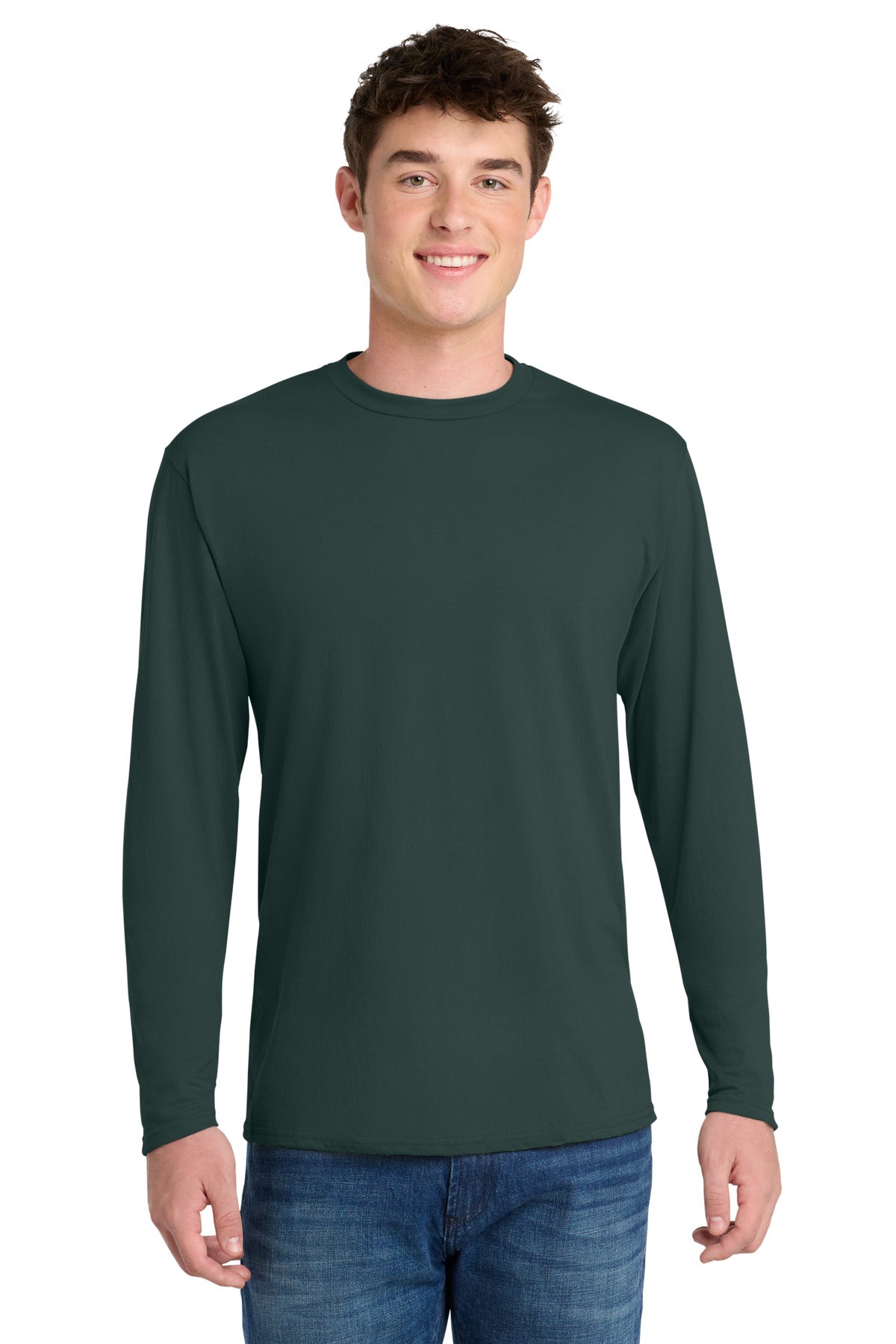 Port & Co™ Long Sleeve Performance Blend Tee. PC381LS