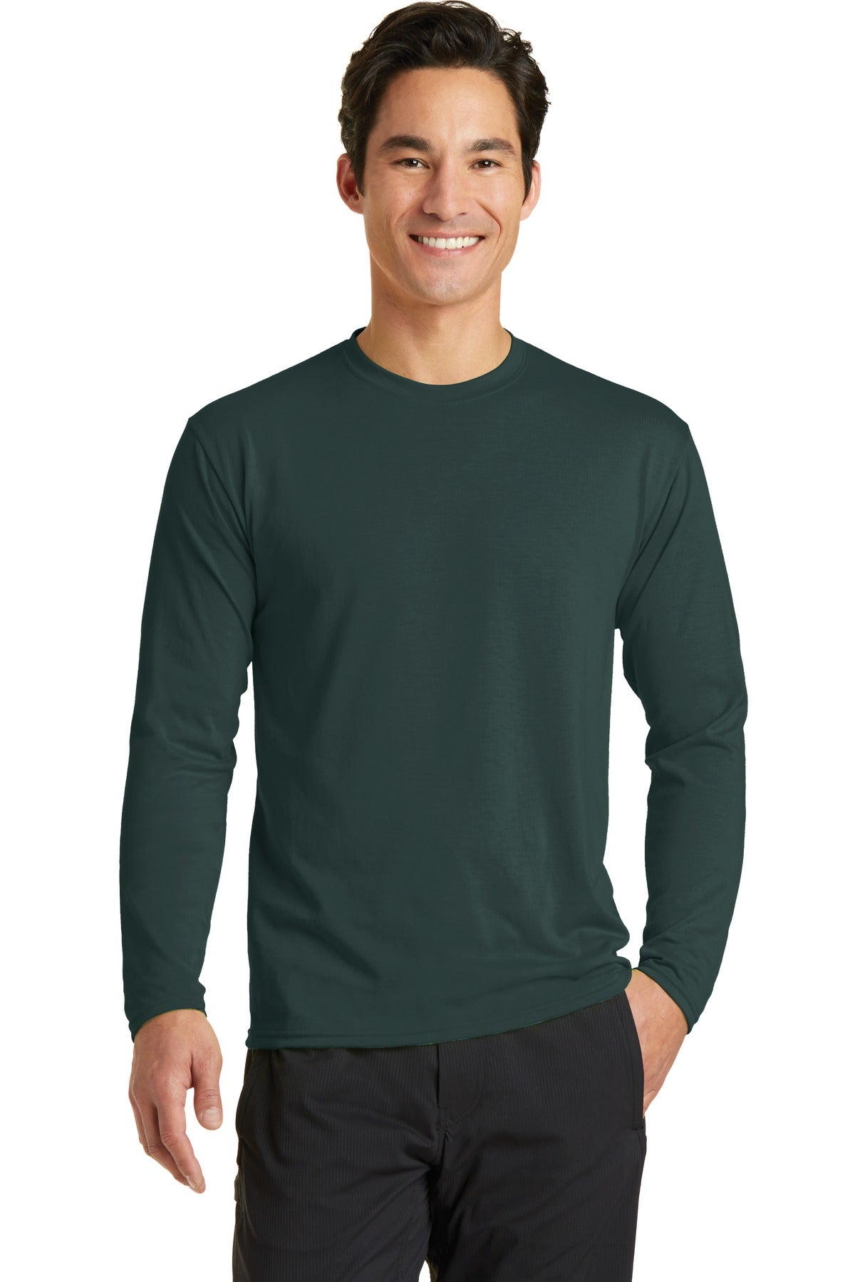 Port & Co™ Long Sleeve Performance Blend Tee. PC381LS