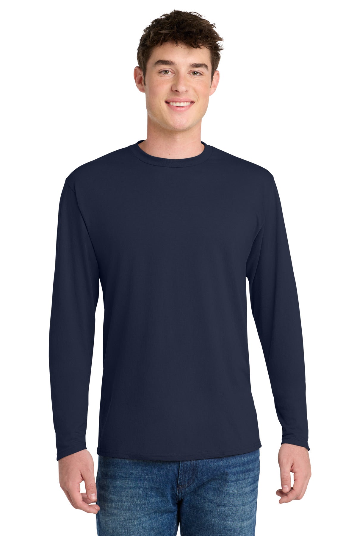 Port & Co™ Long Sleeve Performance Blend Tee. PC381LS
