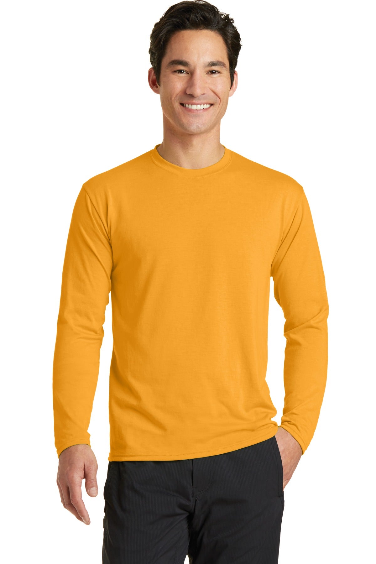 Port & Co™ Long Sleeve Performance Blend Tee. PC381LS